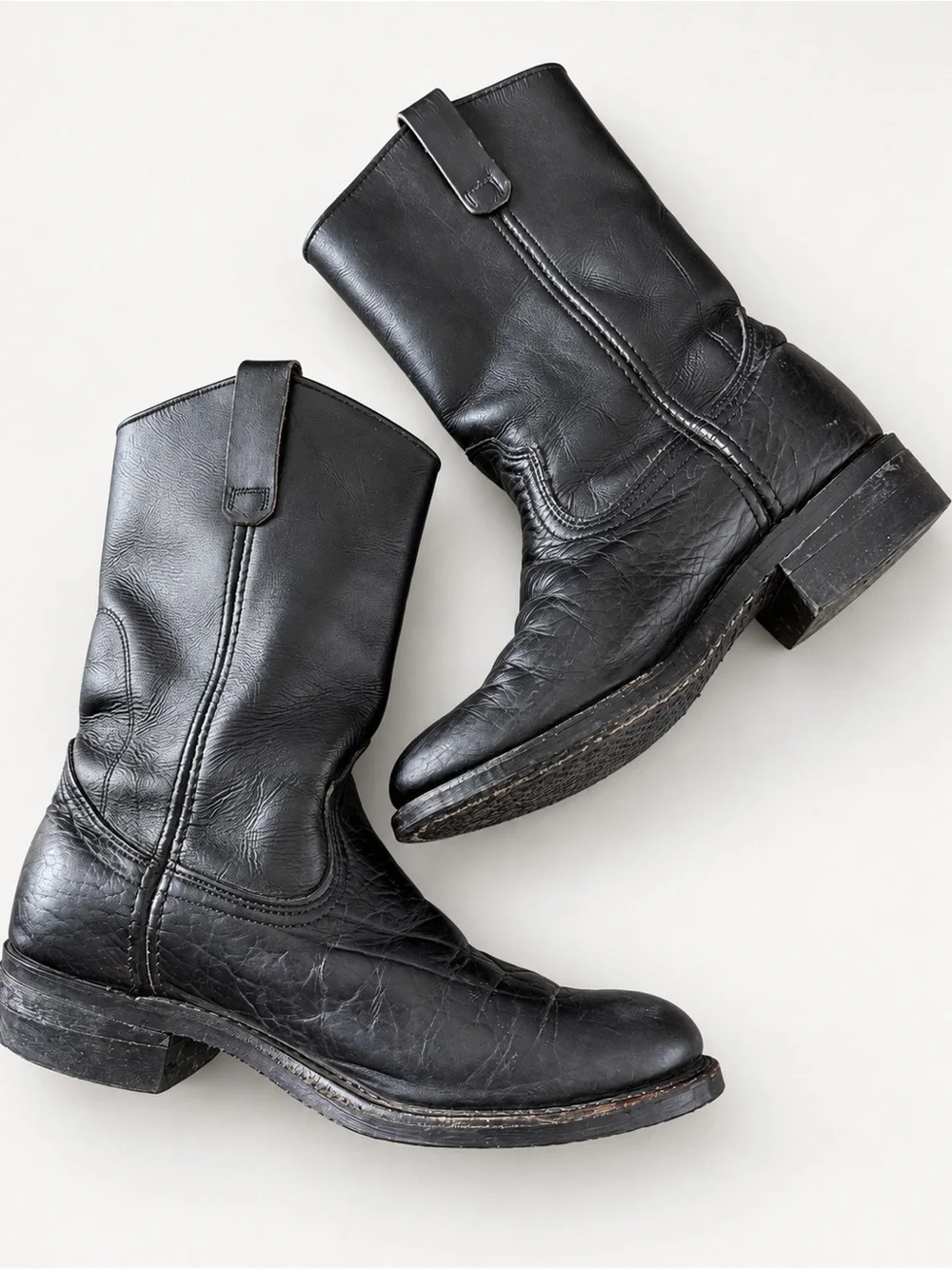 Red Wing 1158 Pecos Men's Bullhide Black Leather Size 8.5D